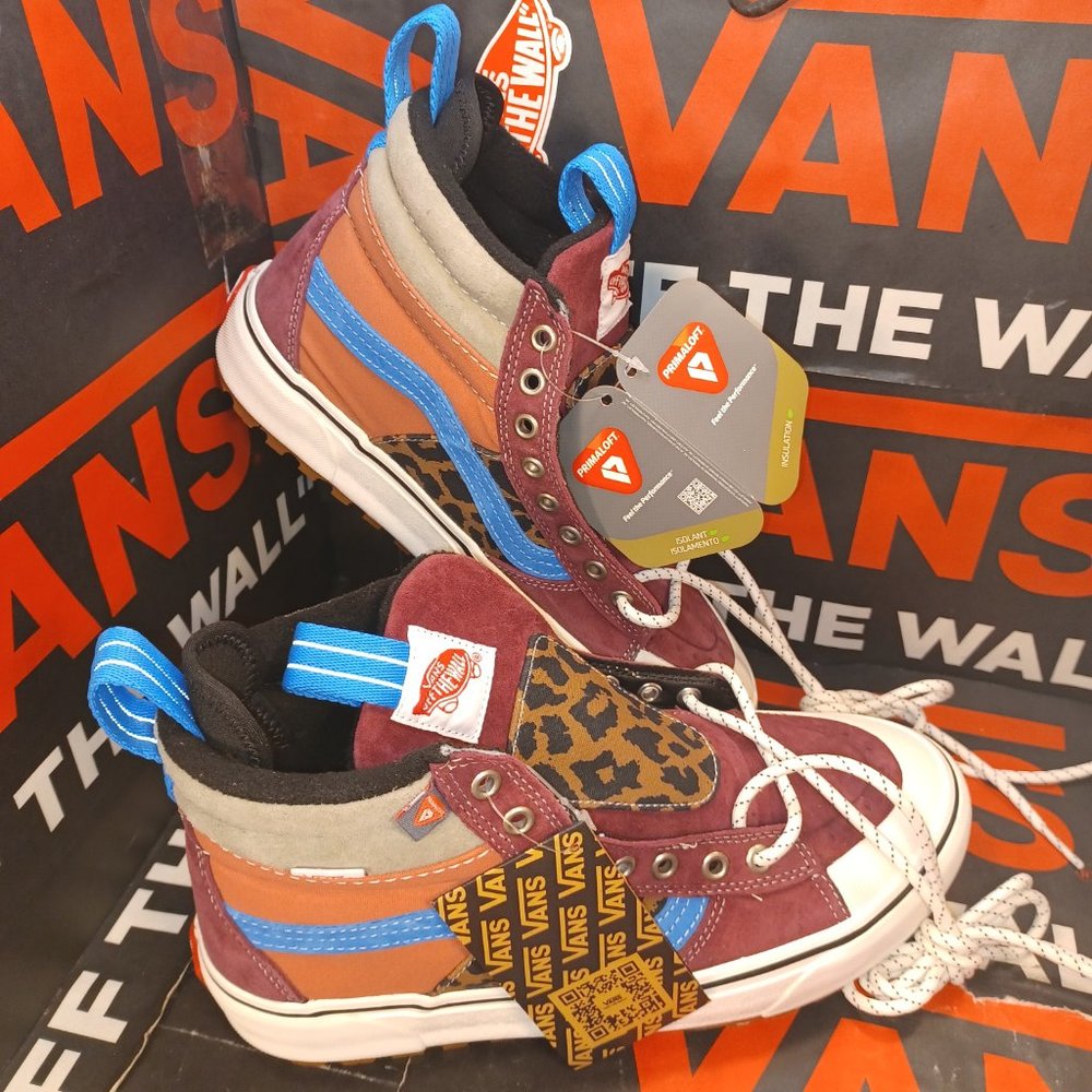 Vans Sk8-Hi MTE-2 Sneakers Pomegranate Leopard Men's 3.5 / Womens 5 VN0A5HZZA0B1